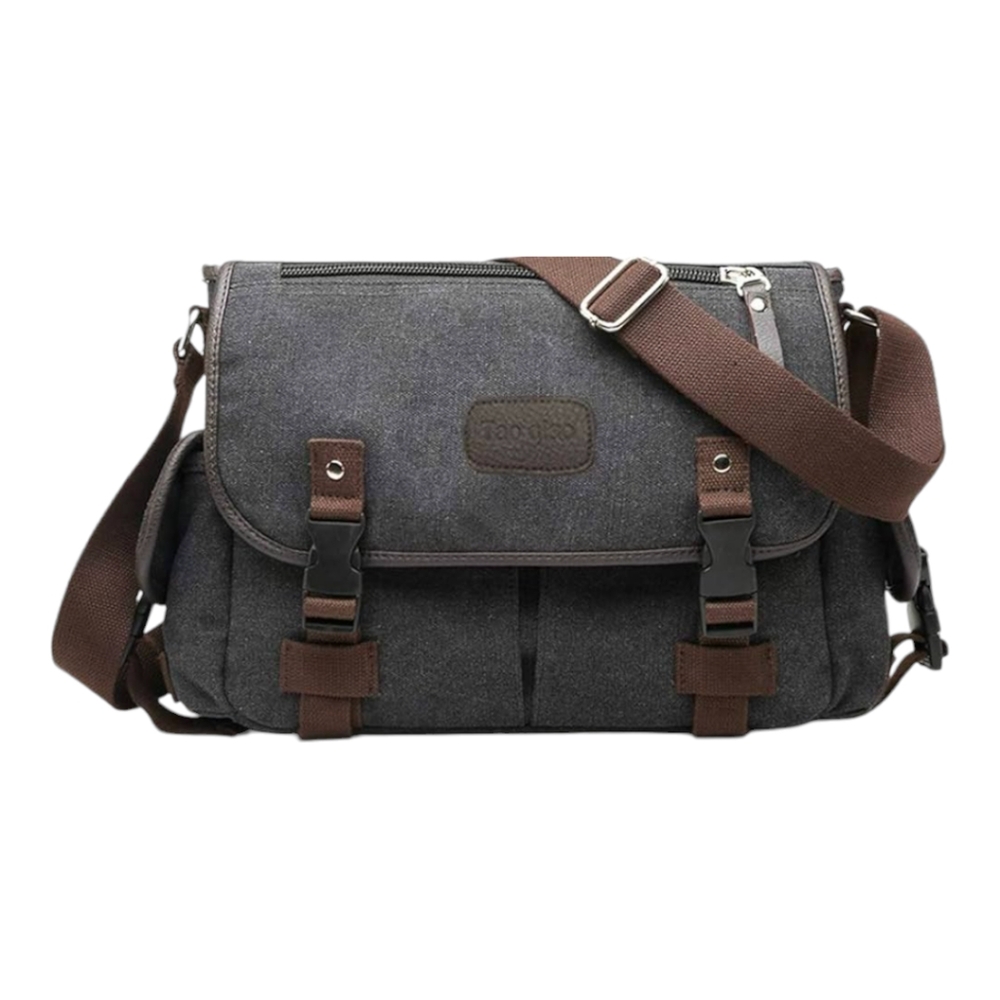 Taoqiao canvas messenger laptop bag
